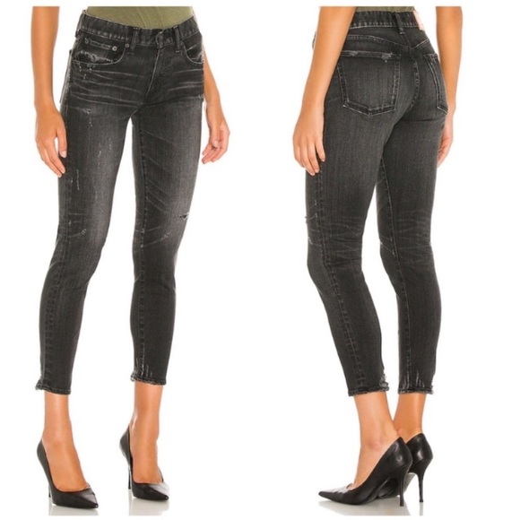 MOUSSY VINTAGE Velma Comfort Stretch Jeans in FADED BLACK SIZE 24 - Picture 4 of 16